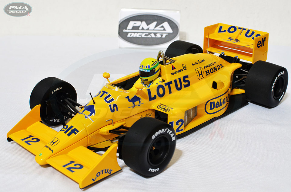 AYRTON SENNA 1987 LOTUS 99T 1:18